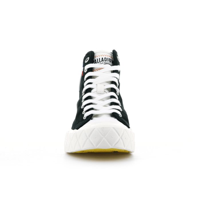 Baskets Palladium Palla Ace Tela High Tops Homme Noir | FR DZH873S